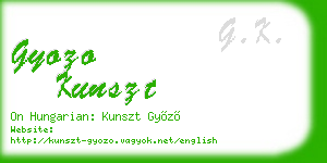 gyozo kunszt business card
